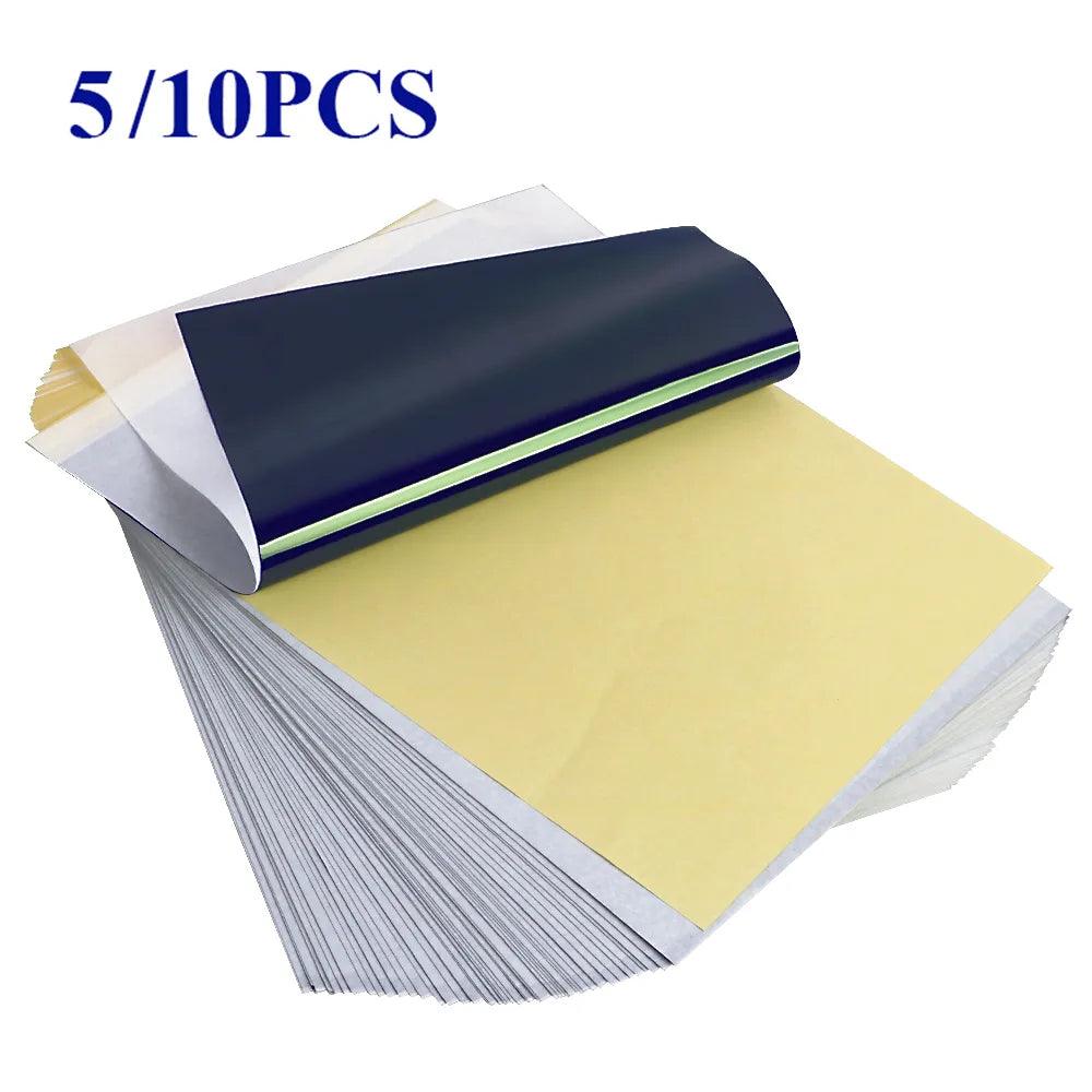 Tattoo Transfer Paper 5/10pcs Master Classic 4 Layers Freehand Tattoo Transfer Machine Thermal Copier High Quality  Stencil  ourlum.com 5pcs CHINA 