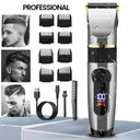 Professional Hair Clipper Rechargeable Electric Trimmer For Men