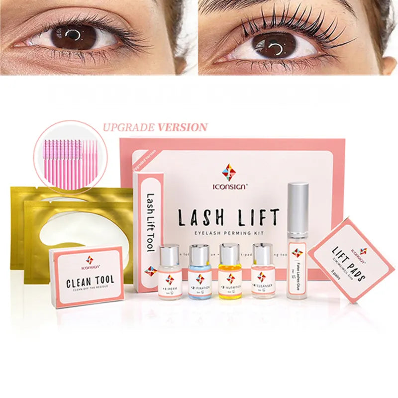 Dropshipping ICONSIGN Upgrade Version Lash Lift Kit Lifting Eyelashes Lasting 6-8 Weeks Calia Perm Eyelash Enhancer Makeup Tools  ourlum.com Same as Photos United Arab Emirates 