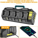 Rapid 4-Port DCB104 Charger for Dewalt Lithium Batteries