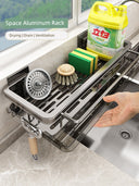 Punch-Free Storage Rack Wall-Mounted Tool For Kitchen