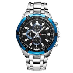 CURREN Men's Quartz Watch: Stylish & Durable Water Resistant Timepiece