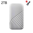  Portable SSD: High-Speed USB for Quick Data Transfer  ourlum.com 2TB white  