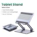 Adjustable Aluminum Tablet Stand: Universal Holder for iPad & Phone  ourlum.com Tablet Stand 1 CHINA 