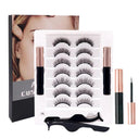 Magnetic Eyelash Kit with Synthetic Lashes for Glam Eyes