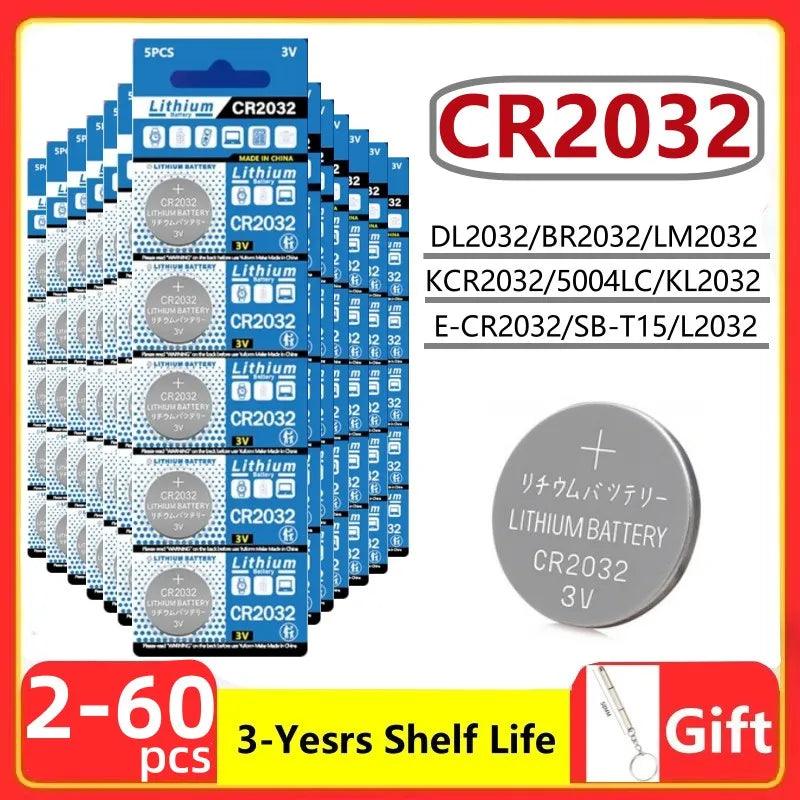 Powerful 3V Lithium Button Battery Pack - CR2032 Compatible  ourlum.com   