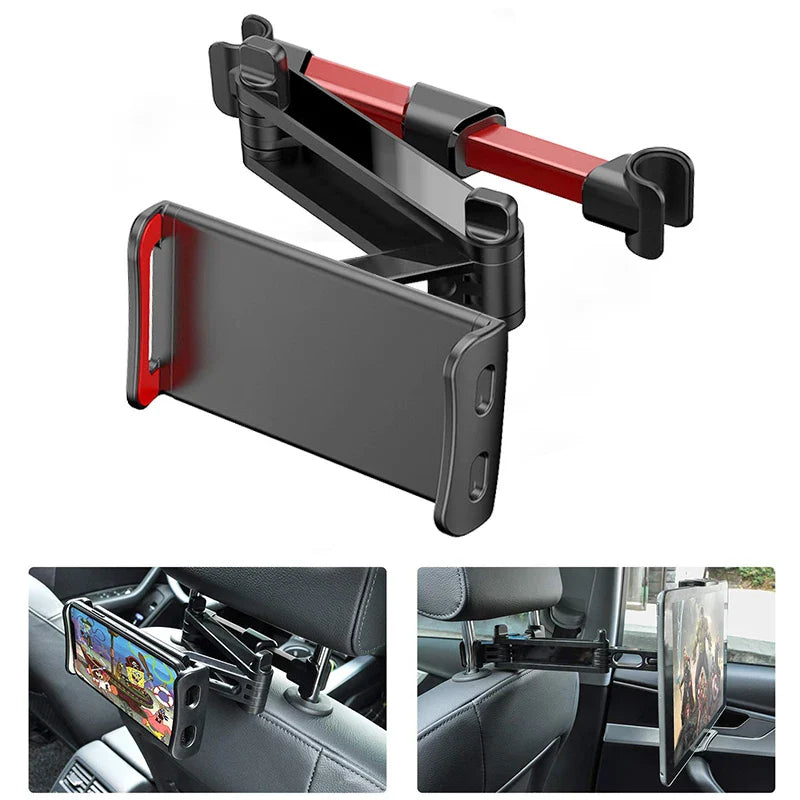 Car iPad Air Headrest Mount: Ultimate 360 Rotation Convenience  ourlum.com   