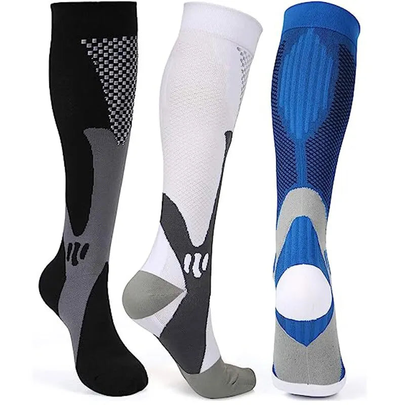 Compression Socks for Men and Women Medical Althetic Sports Nurses Socks Is Best for Running Flight Travel Cycling