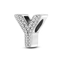 26 Letters Charm Beads Fit For Pandora 925 Silver Bracelet