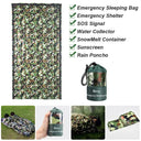 PE Emergency Sleeping Bag Waterproof Portable 120x200cm Adventure