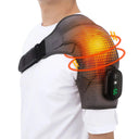 Electric Heating Shoulder Massager Vibration Support Belt