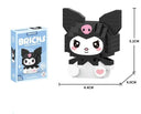 Hello Kitty Kuromi Building Block Set: Enchanting Sanrio Decor & Puzzle Fun  ourlum.com With Box-Kuromi 1  