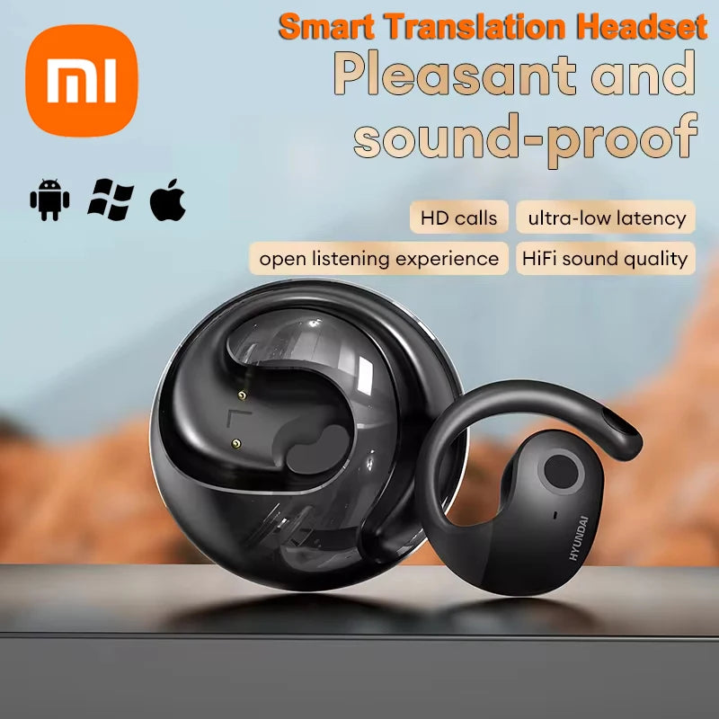 Xiaomi Wireless BT Translation Earbuds With AI Real-time Language Translation Device Earphones for Travel Business and Learning