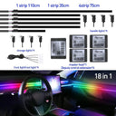 Streamer Car Ambient Lights Customizable RGB LED Symphony