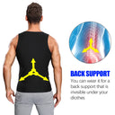 Hot Slimming Sauna Sweat Vest for Men Workout Body Shaper