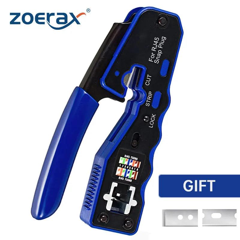 ZoeRax RJ45 Crimp Tool: Ultimate Ethernet Installation Buddy  ourlum.com   