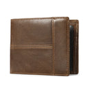 WESTAL Genuine Leather Wallet with Coin Purse RFID Men