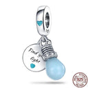 Heart Shaped Sterling Silver Charm Bead - Zircon Adorned Pandora Bracelet Pendant  ourlum.com CMS1748  