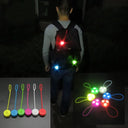 Compact LED Silicone Backpack Light for Night Cycling Safety