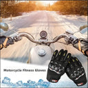 Full-Finger Motorcycle Gloves Men Touch Screen Cycling Gear