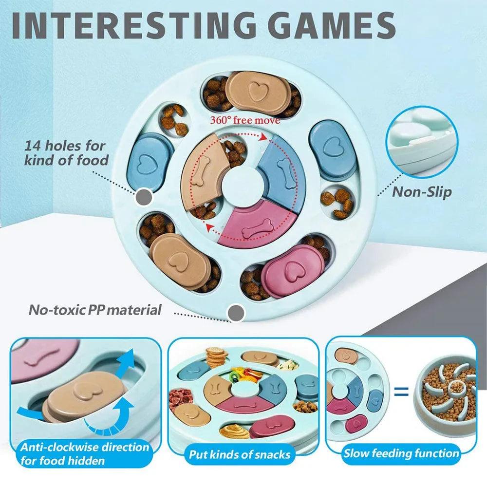 Interactive Dog Puzzle Feeder Toy: Enhance IQ & Slow Eating for Pets  ourlum.com   