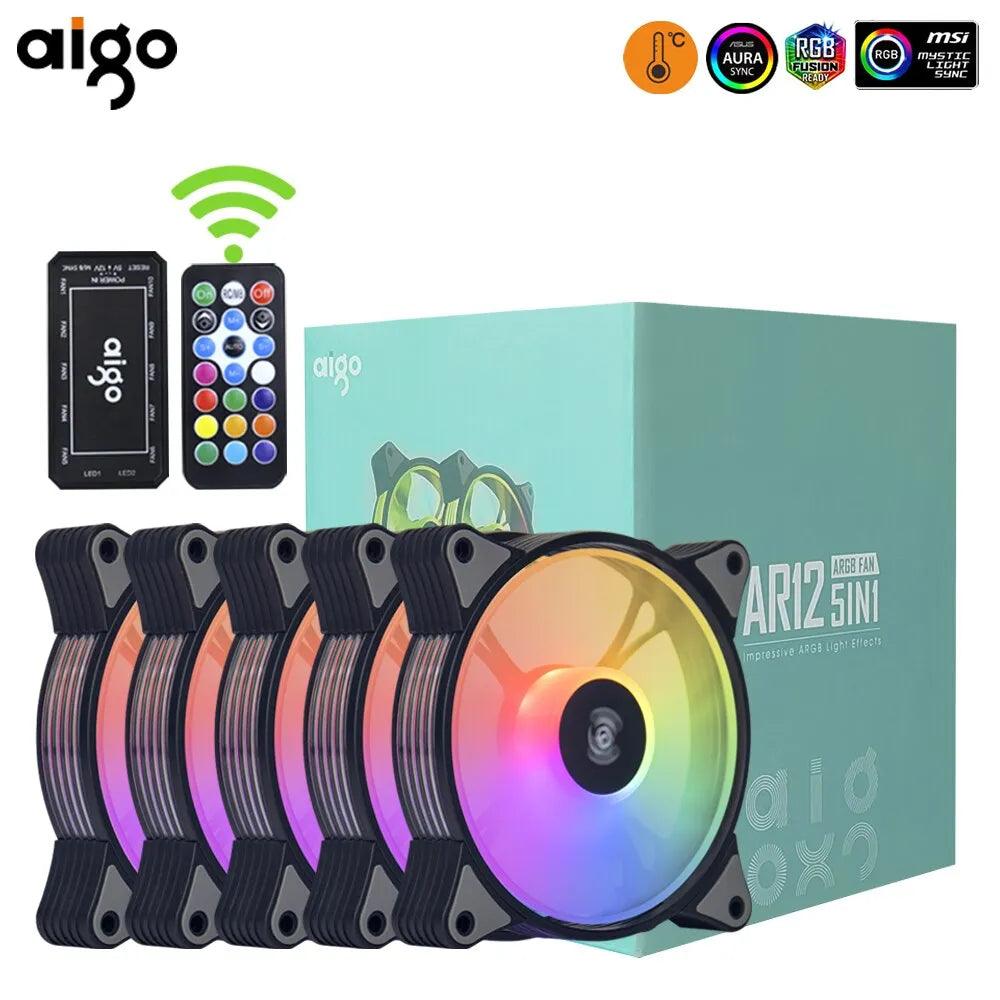 Aigo AR12 RGB Fan: Ultimate Gaming Cooling Solution  ourlum.com   