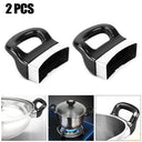 2-Pack Universal Black Side Handles for Pressure Cookers