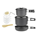 Lightweight Portable Camping Cookware Set for 1-5 People