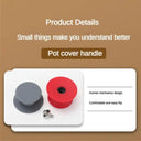 Universal Silicone Pot Lid Knobs Heat Resistant Handles 1/2/4PCS