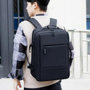 Expandable Waterproof USB Travel Backpack for Men with Large Capacity  ourlum.com   