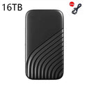  Portable SSD: High-Speed USB for Quick Data Transfer  ourlum.com 16TB black  