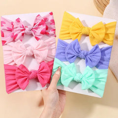 Colorful Bowknot Headband: Stylish Hair Accessory for Kids