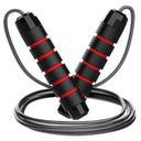 Adjustable Steel Wire Jump Rope for Fitness - Tangle-Free Skipping Rope for Home Workout and Cardio Training