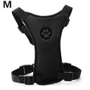 Breathable Mesh Dog Harness Set with Car Safety Belt | Adjustable Straps & Chest Strap for Pet Safety  ourlum.com Black 3 Other United State