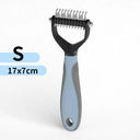 Pet Grooming Comb: Shedding Trimming Deshedding Brush Tool