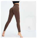 Seamless High Waist Nude Yoga Pants Women's Hip Lifting Fitness