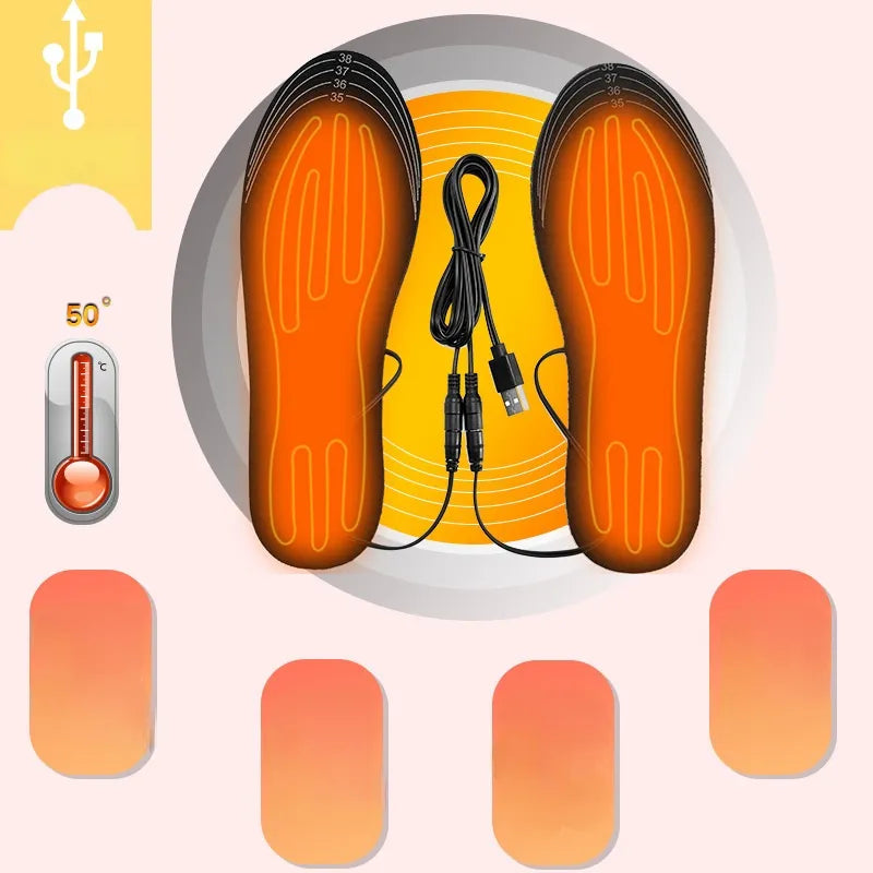 Heated Insoles: Customizable Electric Shoe Inserts for Skiing  ourlum.com   