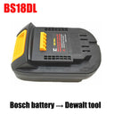 Battery Adapter for Makita Bosch Milwaukee to Dewalt 20V Tools