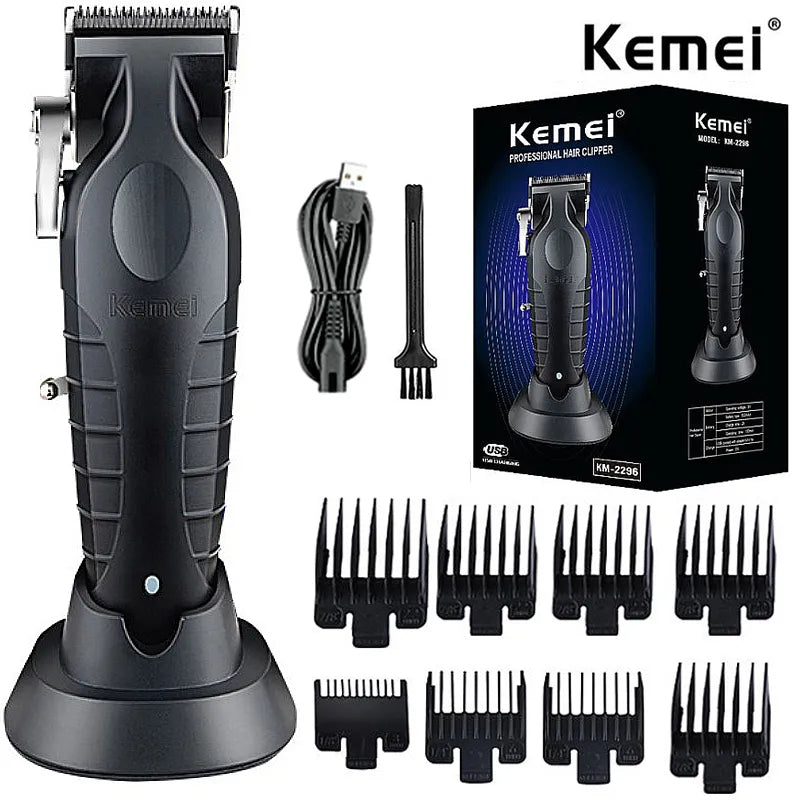 Kemei Cordless Hair Clipper: Precision Grooming for Men  ourlum.com   