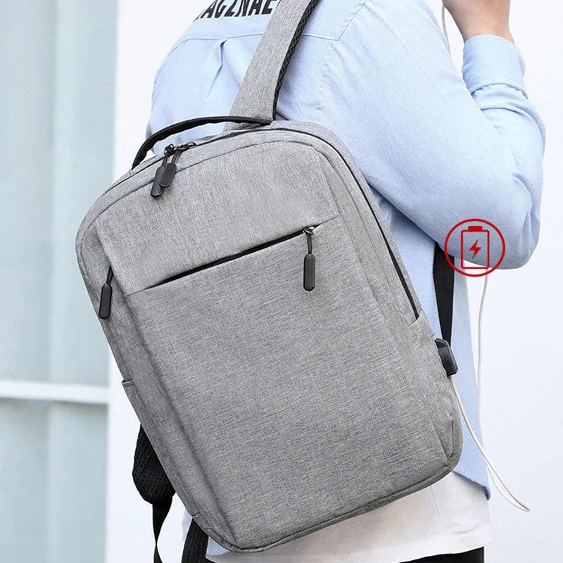 Laptop backpack travel Multifunctional Large capacity male usb charging computer school backpacks oxford waterproof bag for men  ourlum.com   