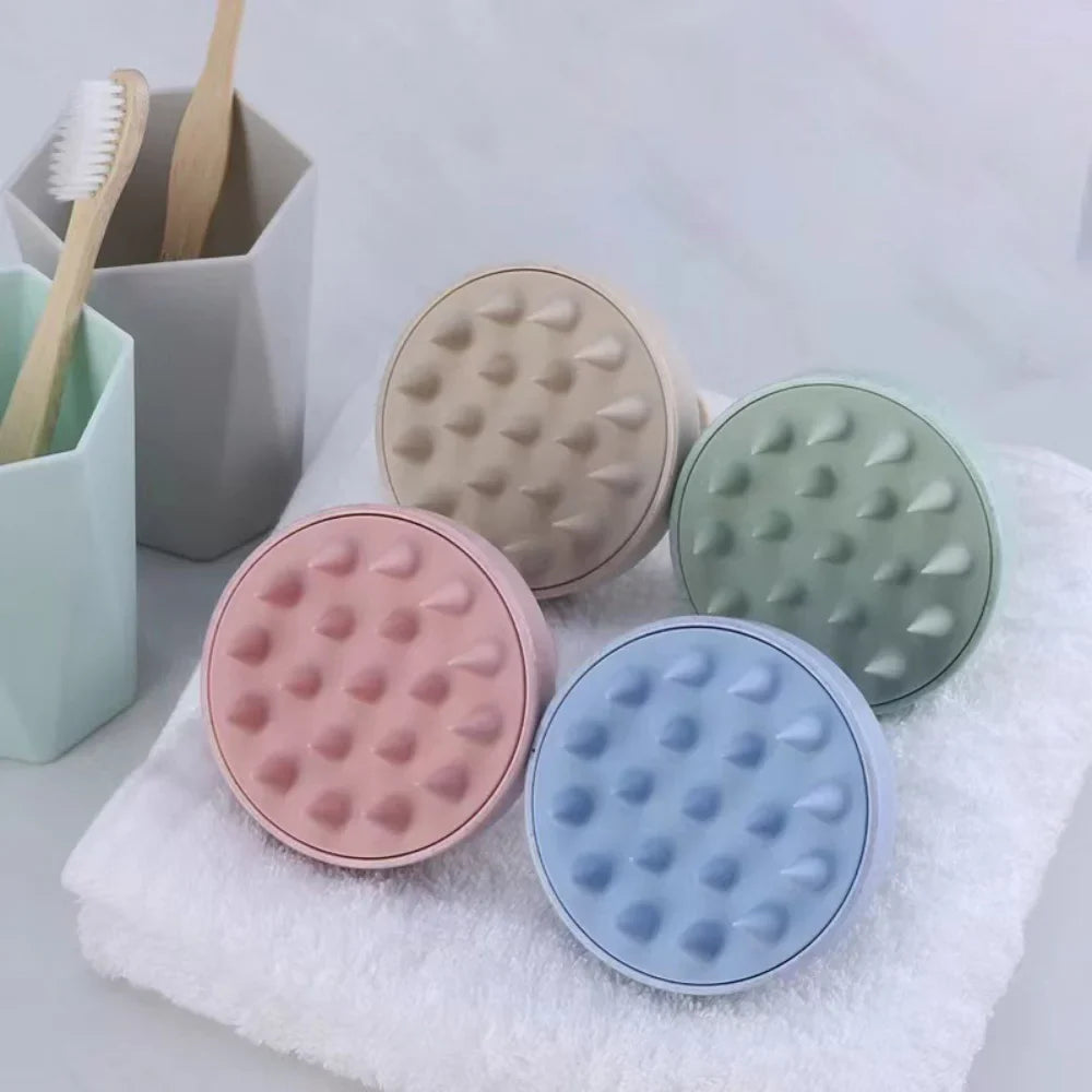 Silicone Hair Care Brush: Spa Scalp Massage & Shower Therapy