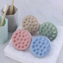 Silicone Hair Care Brush Spa Scalp Massage Shower Therapy