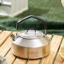 Outdoor Stainless Steel Camping Kettle 1L 1.5L Portable Tea Pot