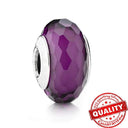 Colorful Heart Murano Glass Charm - Sterling Silver Pandora Jewelry Piece  ourlum.com LLZ017-PP  