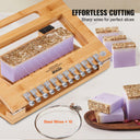 VEVOR Soap Cutter Cut 1-12 Bars Precisely Bamboo Slicer