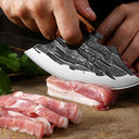 Versatile Forged Chef's Cleaver & Utility Knife Set