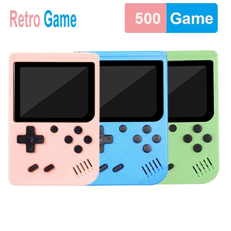 Retro Handheld Color LCD Video Game Console for Kids: 500 Classic Games  ourlum.com   