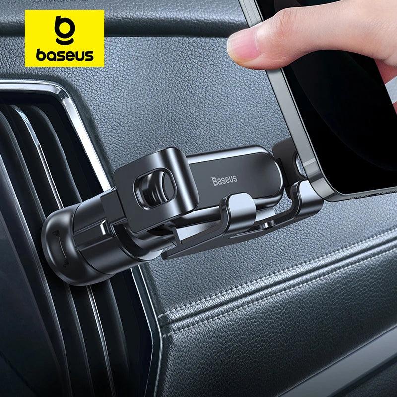 Baseus Car Phone Holder: Secure Air Vent Mount for iPhone Samsung GPS  ourlum.com   