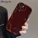 New Year Casing For iPhone 15 14 Plus 13 12 11 Pro Max Red Cover