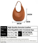 Hifashion Genuine Leather Underarm Shoulder Bags For Women